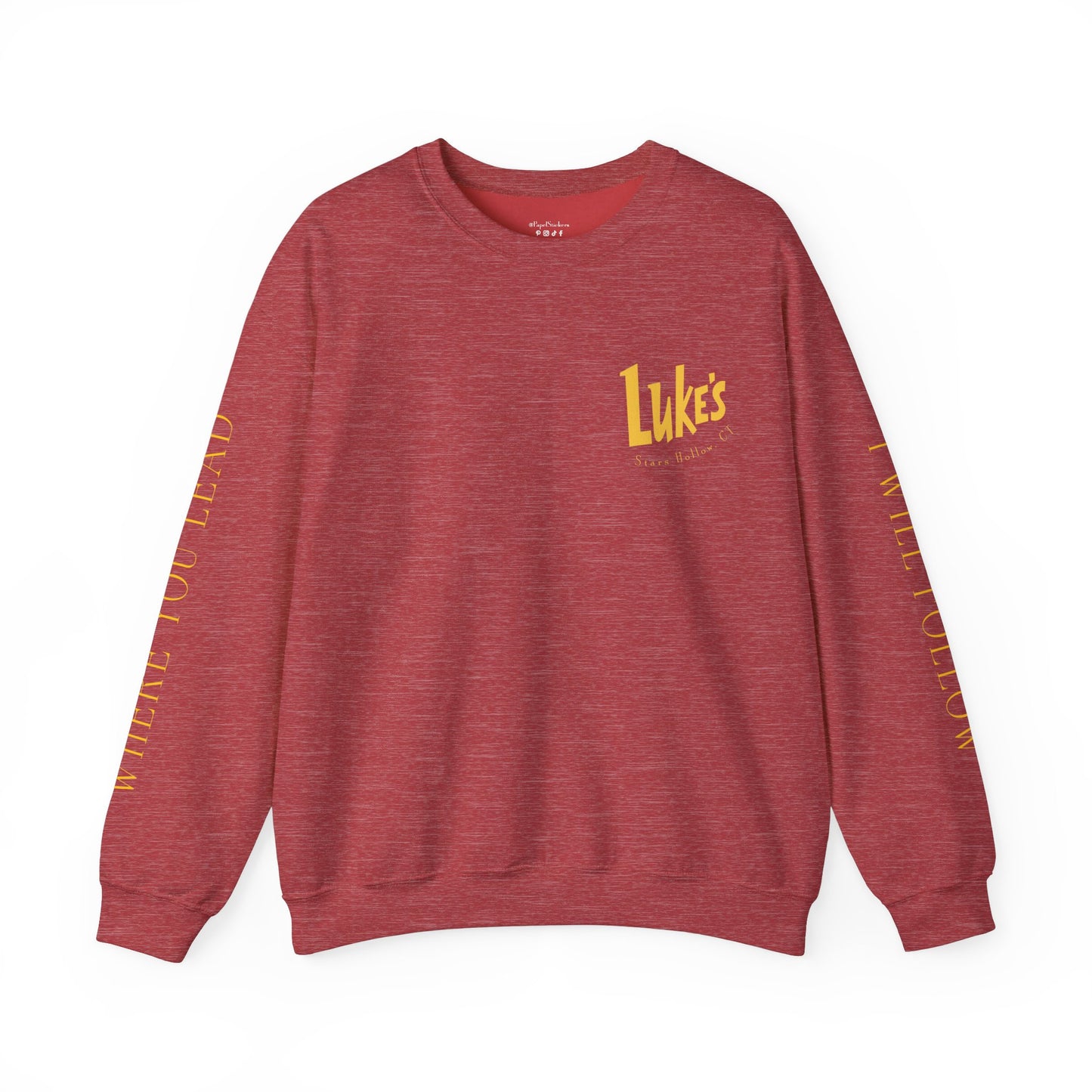 Luke's Diner in Stars Hollow from Gilmore Girls - Unisex Heavy Blend™ Crewneck Sweatshirt