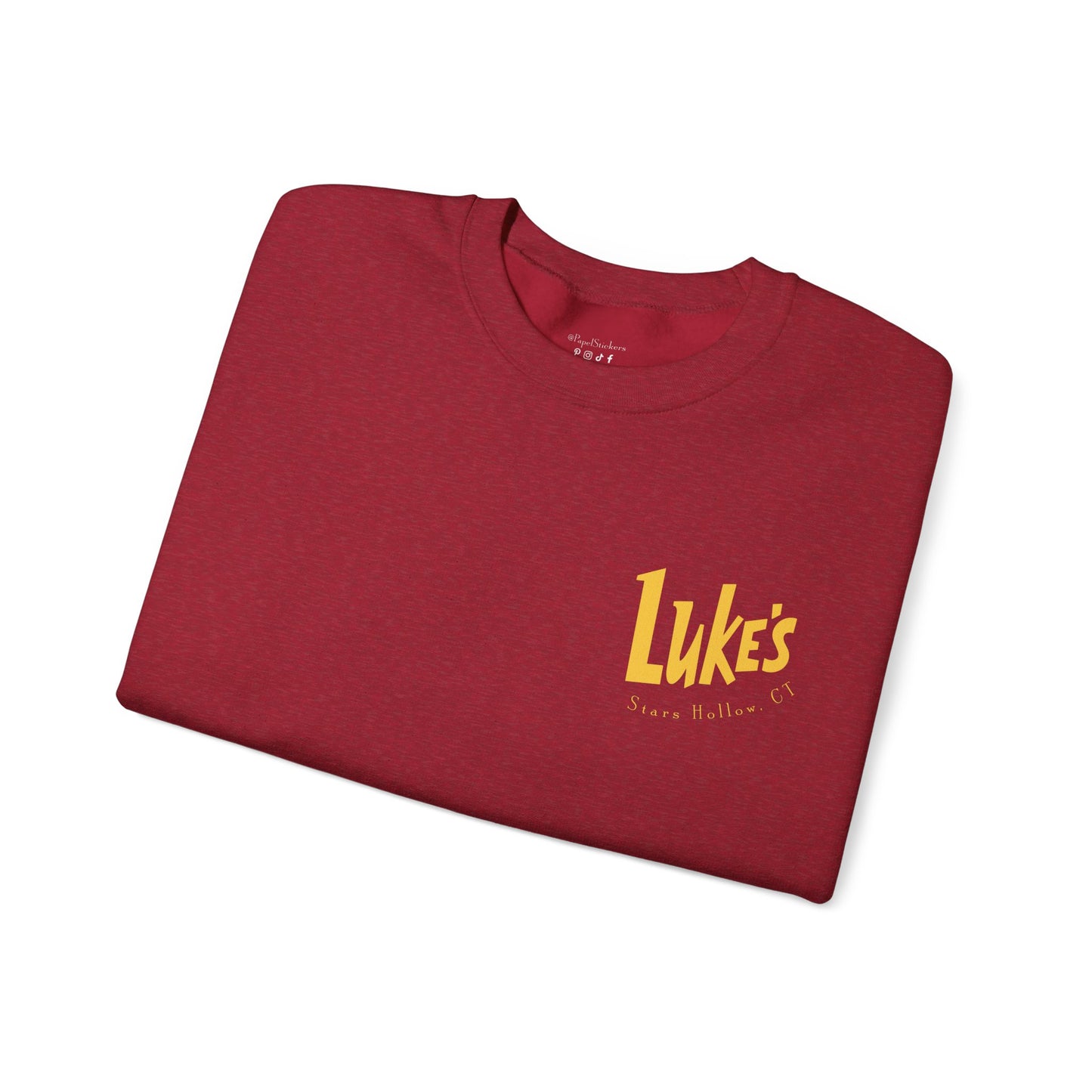 Luke's Diner in Stars Hollow from Gilmore Girls - Unisex Heavy Blend™ Crewneck Sweatshirt