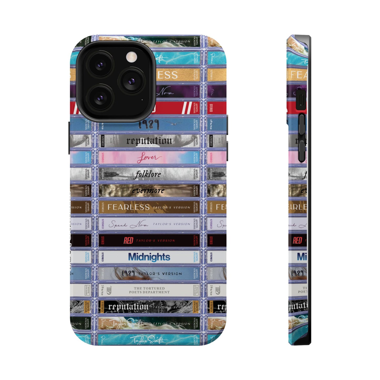 ERAS CASSETTES MagSafe Tough Cases | Includes Taylor's Version | iPhone Plus Pro Max 15, 14, 13 | Perfect Unique Present Swiftie Fan Gift