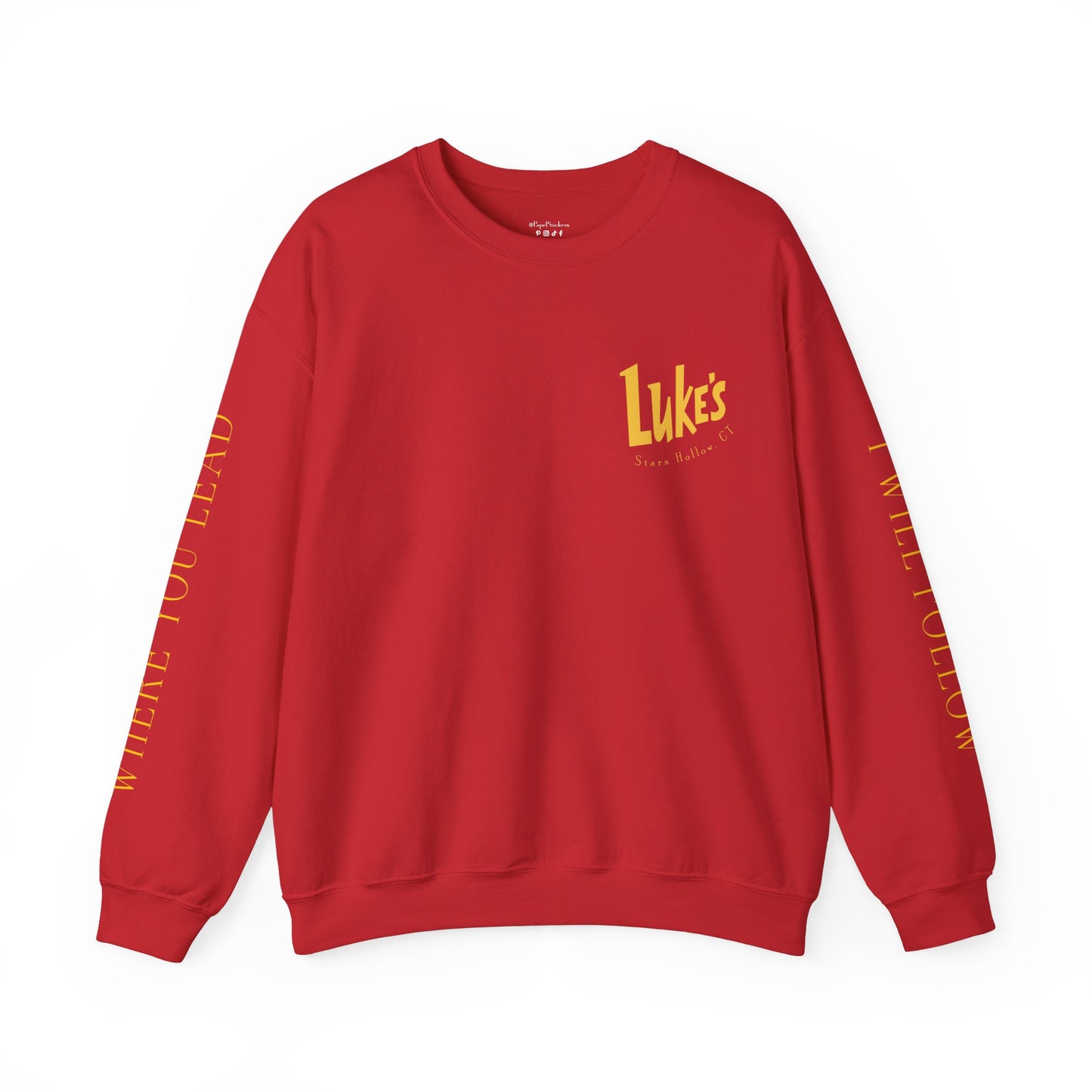 Luke's Diner in Stars Hollow from Gilmore Girls - Unisex Heavy Blend™ Crewneck Sweatshirt