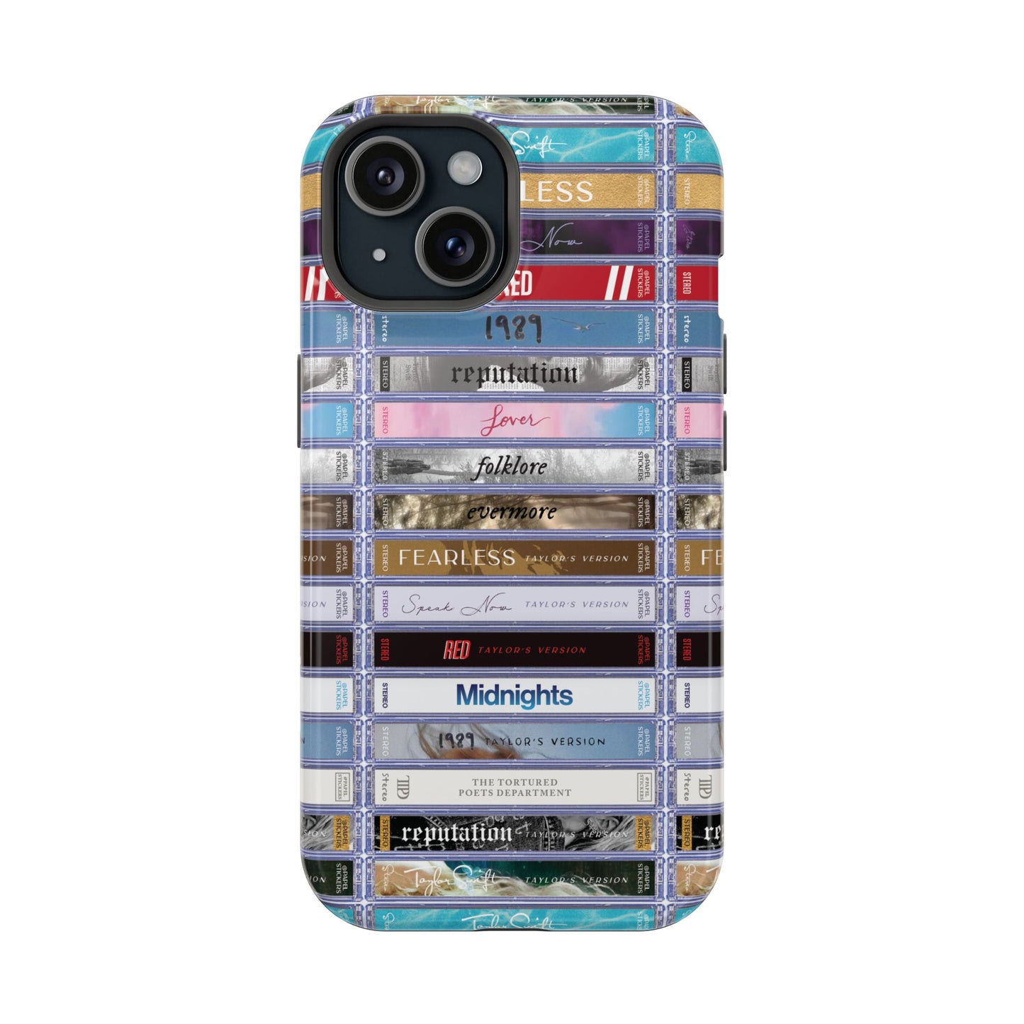 ERAS CASSETTES MagSafe Tough Cases | Includes Taylor's Version | iPhone Plus Pro Max 15, 14, 13 | Perfect Unique Present Swiftie Fan Gift