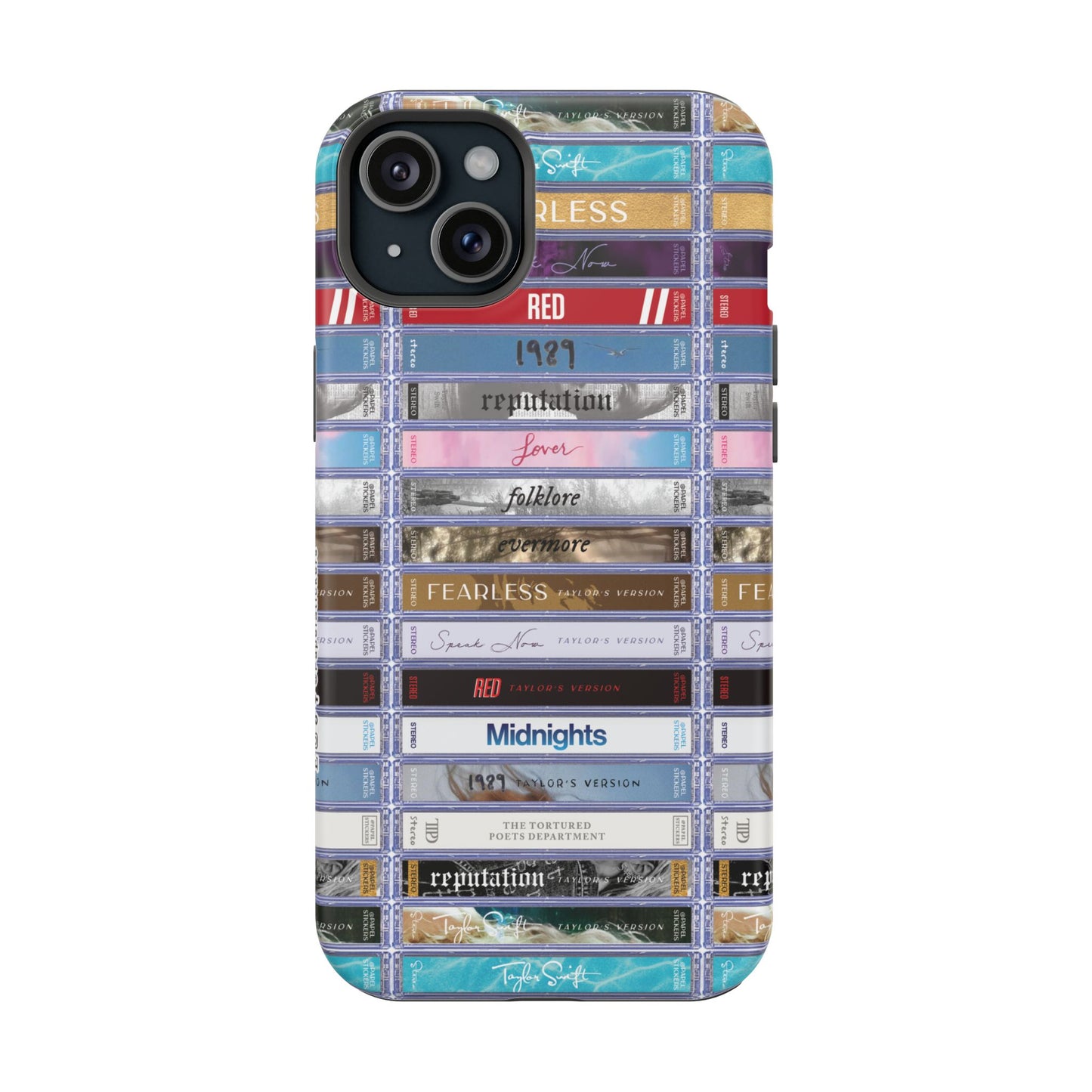 ERAS CASSETTES MagSafe Tough Cases | Includes Taylor's Version | iPhone Plus Pro Max 15, 14, 13 | Perfect Unique Present Swiftie Fan Gift