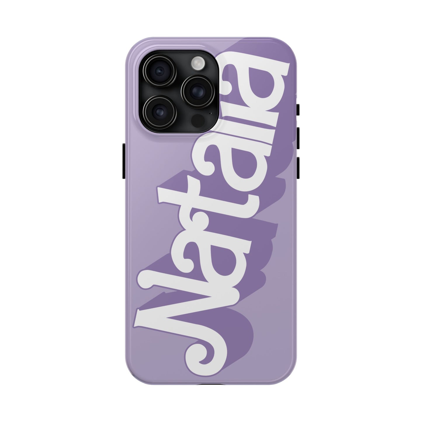 PURPLE TOUGH IPHONE Cases | Supports wireless charging (not for MagSafe) | Personalized Mother's Day Gift for Wife, Sister or Grandmother