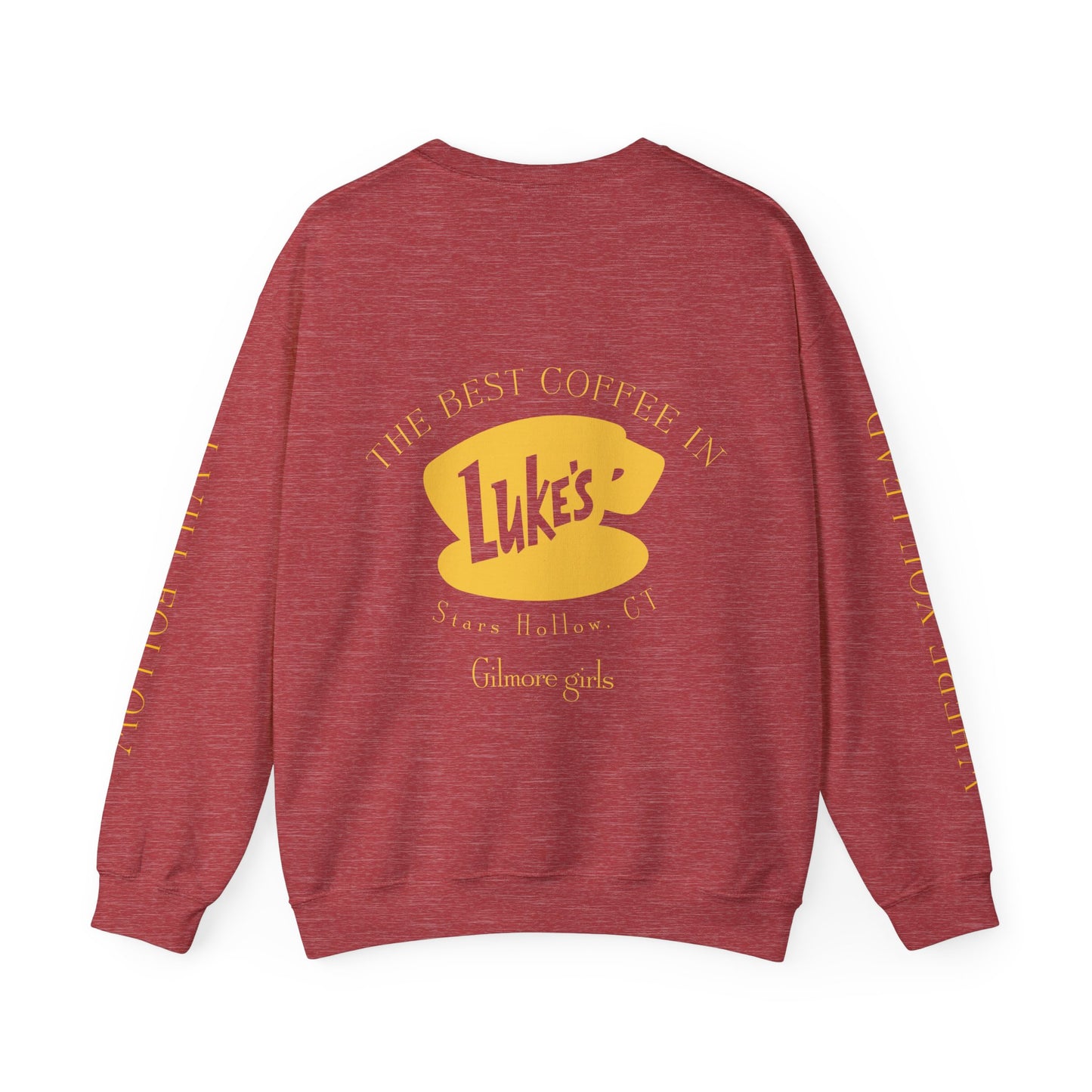 Luke's Diner in Stars Hollow from Gilmore Girls - Unisex Heavy Blend™ Crewneck Sweatshirt