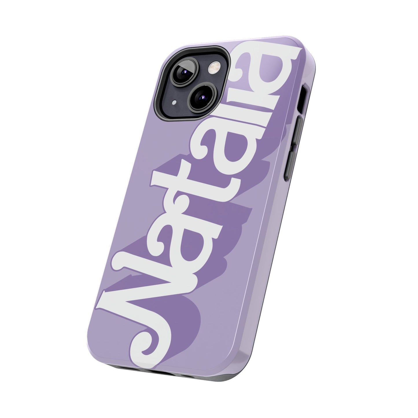 PURPLE TOUGH IPHONE Cases | Supports wireless charging (not for MagSafe) | Personalized Mother's Day Gift for Wife, Sister or Grandmother