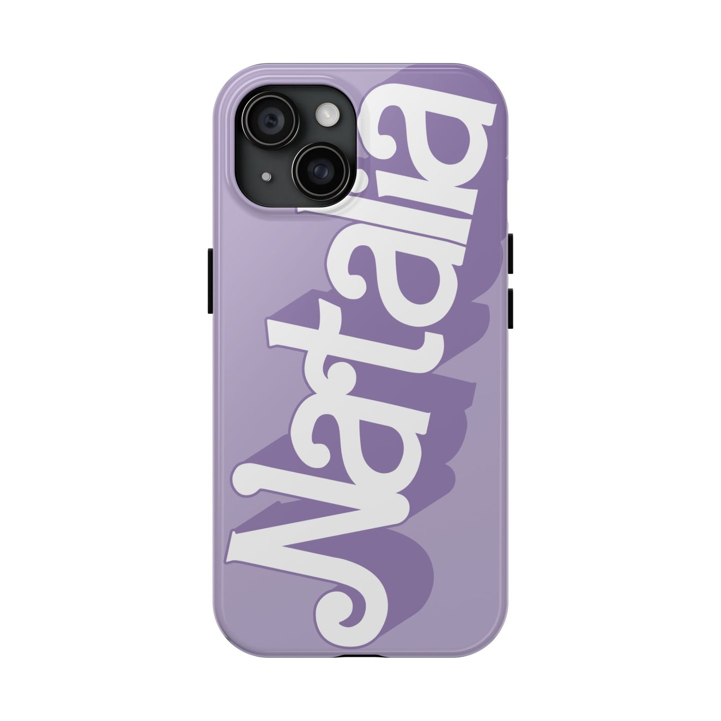 PURPLE TOUGH IPHONE Cases | Supports wireless charging (not for MagSafe) | Personalized Mother's Day Gift for Wife, Sister or Grandmother