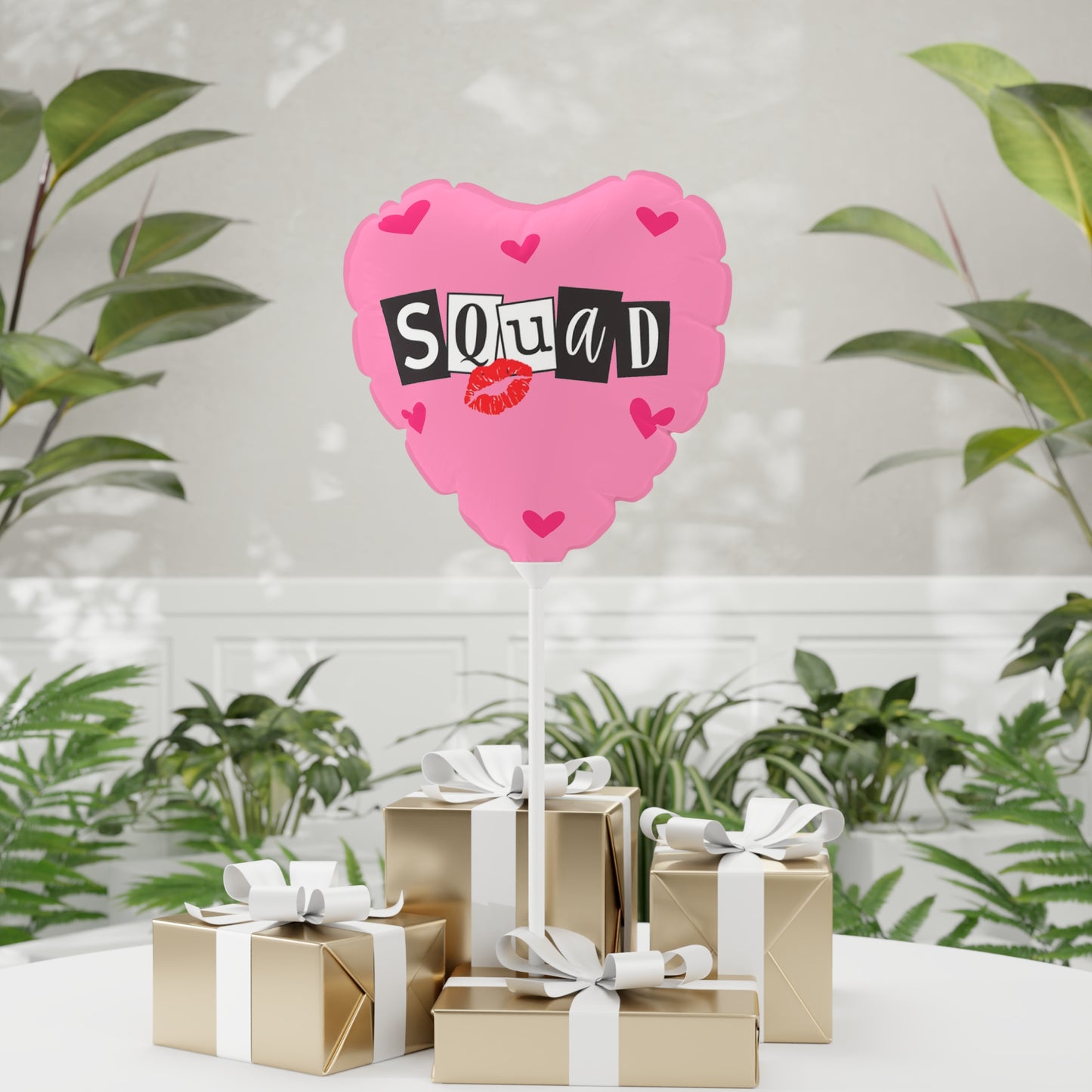 MEAN GIRLS Pink Balloon 11" | SQUAD | Round and Heart-shaped | Unique Valentine's Day Party Decoration Gift | Y2K