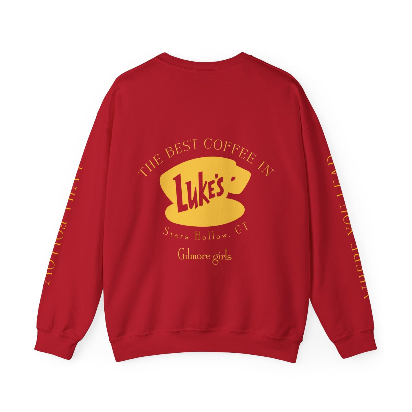 Luke's Diner in Stars Hollow from Gilmore Girls - Unisex Heavy Blend™ Crewneck Sweatshirt