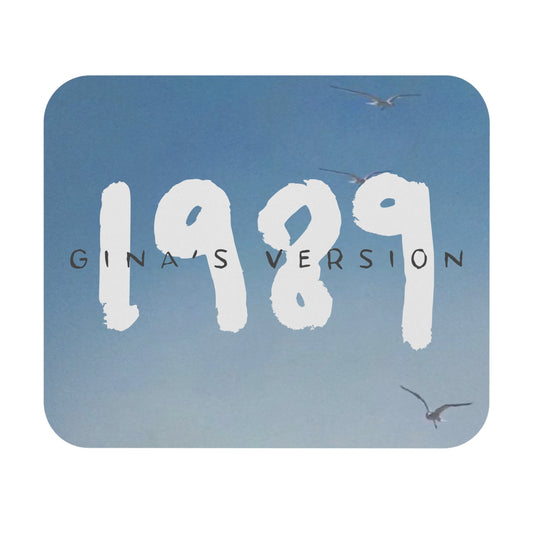 Personalized Mouse Pad, 1989 Sky Blue | CUSTOM Version's Name or ERA | Rectangular 9" x 8" | Swiftie Fan Gift Present