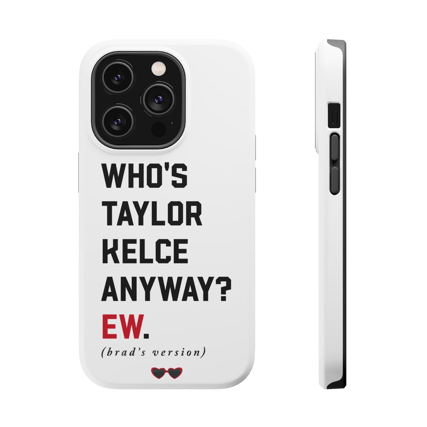 Custom Red Taylor's Version iPhone Tough Case MagSafe | A LOT GOING on at Moment | Personalized Phrase and Name iPhone 15, 14, 13