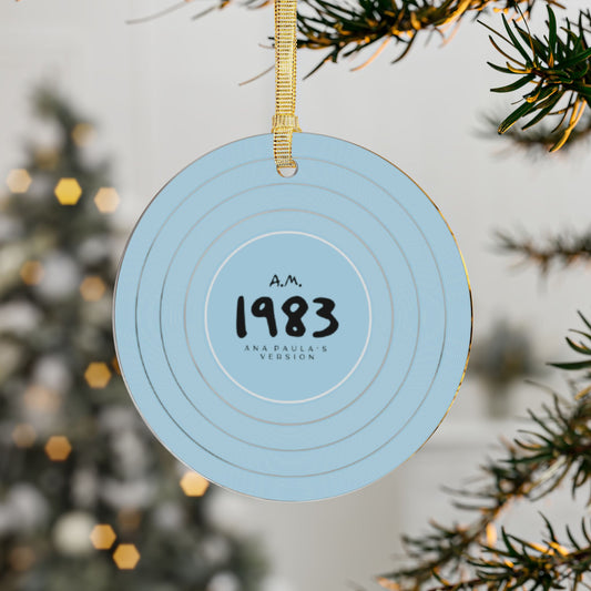 Personalized Acrylic Ornaments, 1989 Sky Blue Vinyl Record | CUSTOM VERSION, Name or Era | 4" x 4" | Swiftie Gift Fan Present