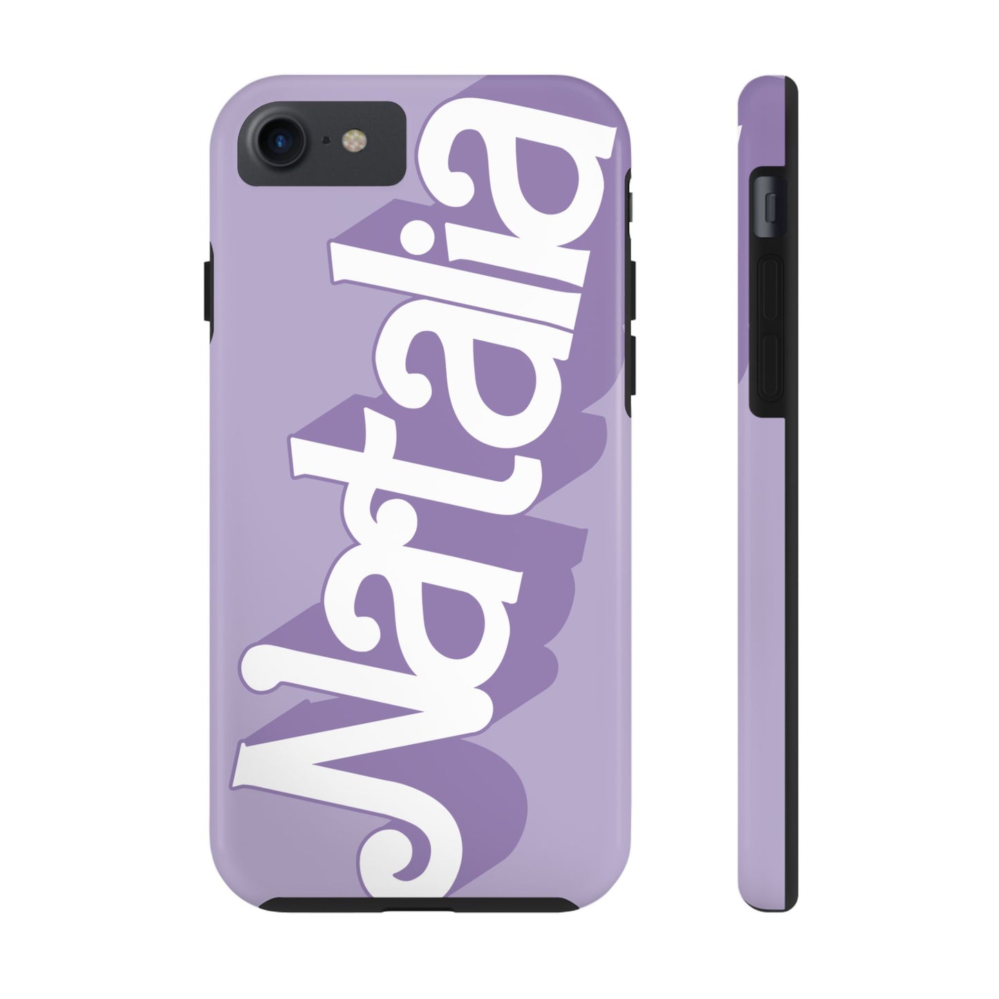 PURPLE TOUGH IPHONE Cases | Supports wireless charging (not for MagSafe) | Personalized Mother's Day Gift for Wife, Sister or Grandmother