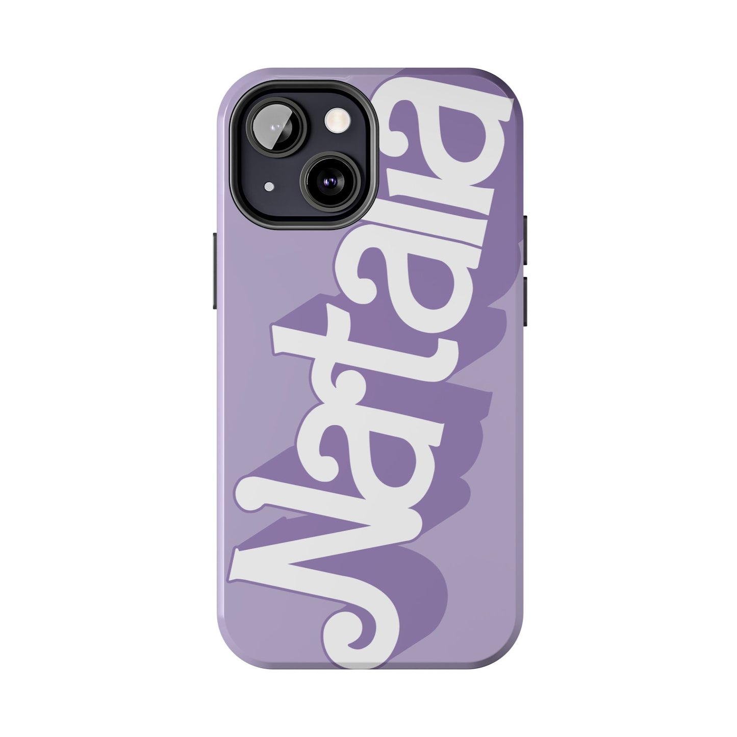 PURPLE TOUGH IPHONE Cases | Supports wireless charging (not for MagSafe) | Personalized Mother's Day Gift for Wife, Sister or Grandmother