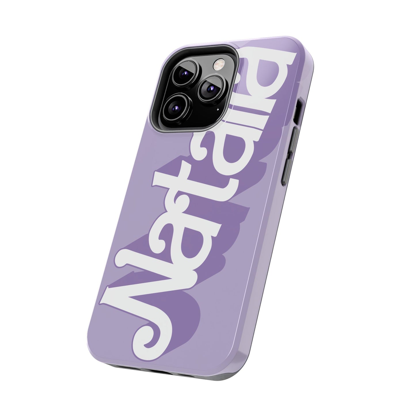 PURPLE TOUGH IPHONE Cases | Supports wireless charging (not for MagSafe) | Personalized Mother's Day Gift for Wife, Sister or Grandmother