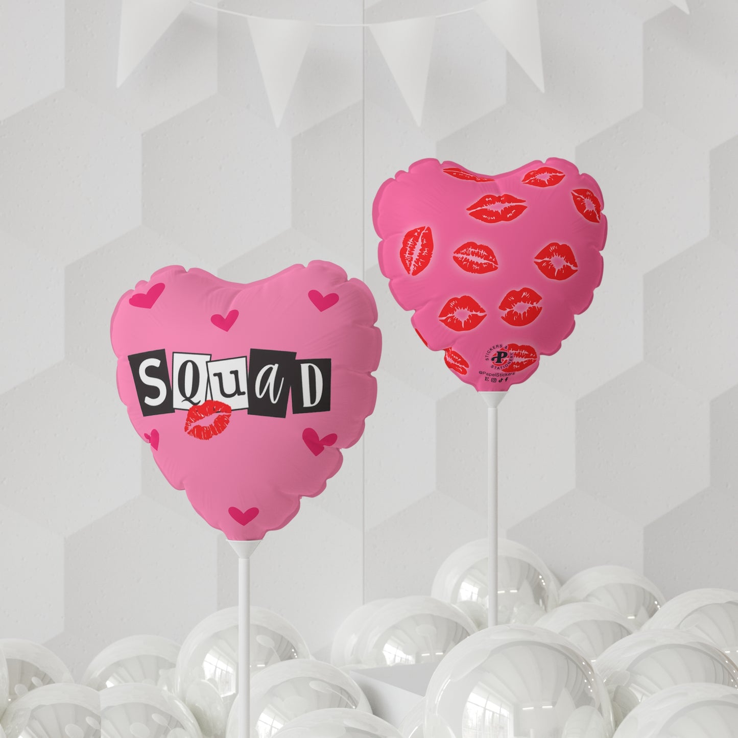 MEAN GIRLS Pink Balloon 11" | SQUAD | Round and Heart-shaped | Unique Valentine's Day Party Decoration Gift | Y2K