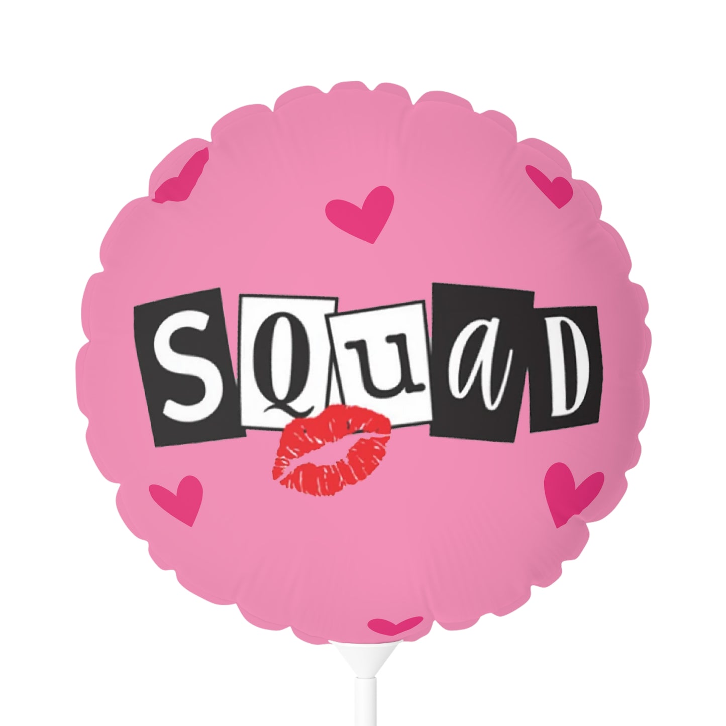 MEAN GIRLS Pink Balloon 11" | SQUAD | Round and Heart-shaped | Unique Valentine's Day Party Decoration Gift | Y2K