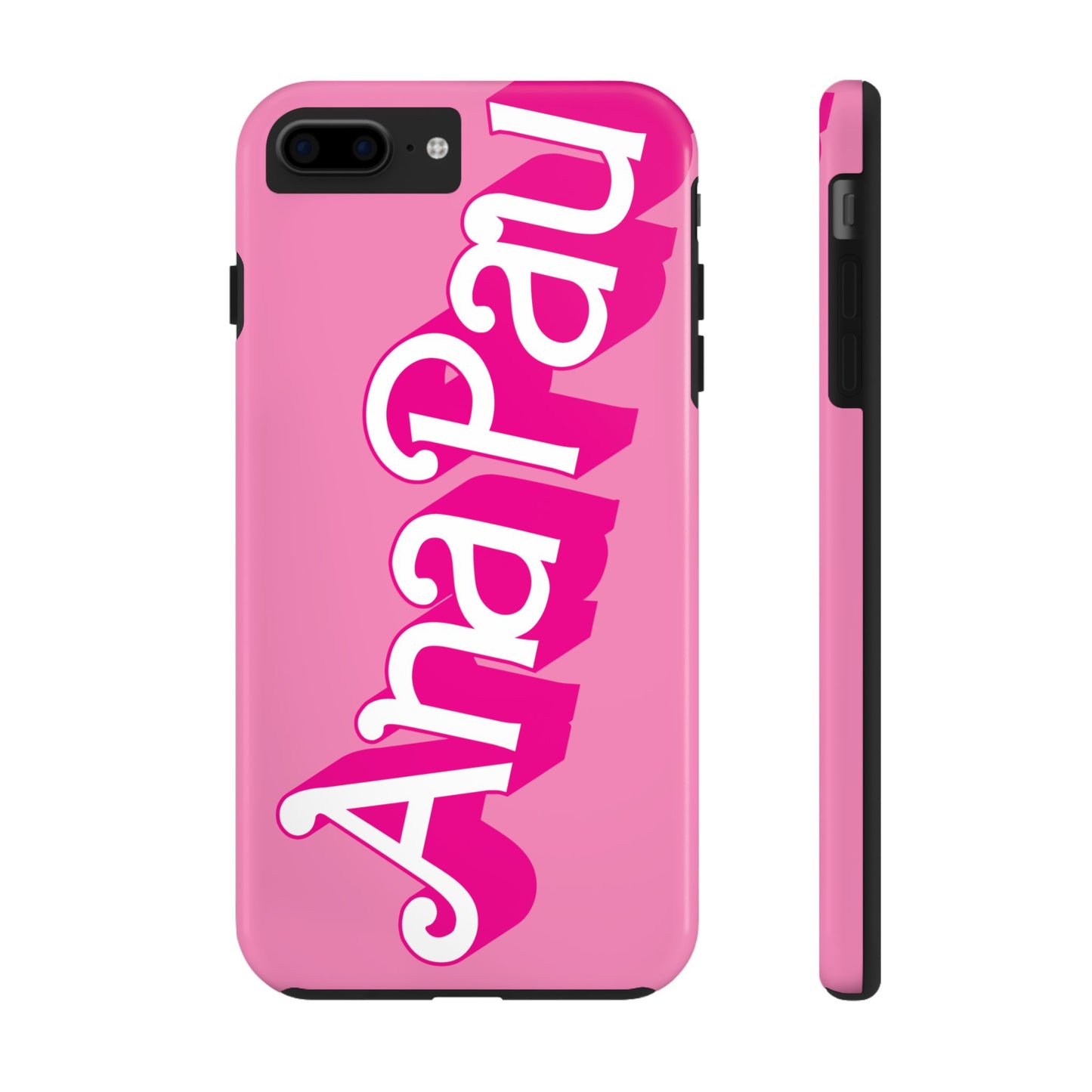 Hot PINK TOUGH IPHONE Cases | Supports wireless charging (not for MagSafe) | Personalized Mother's Day Gift for Wife, Sister or Grandmother