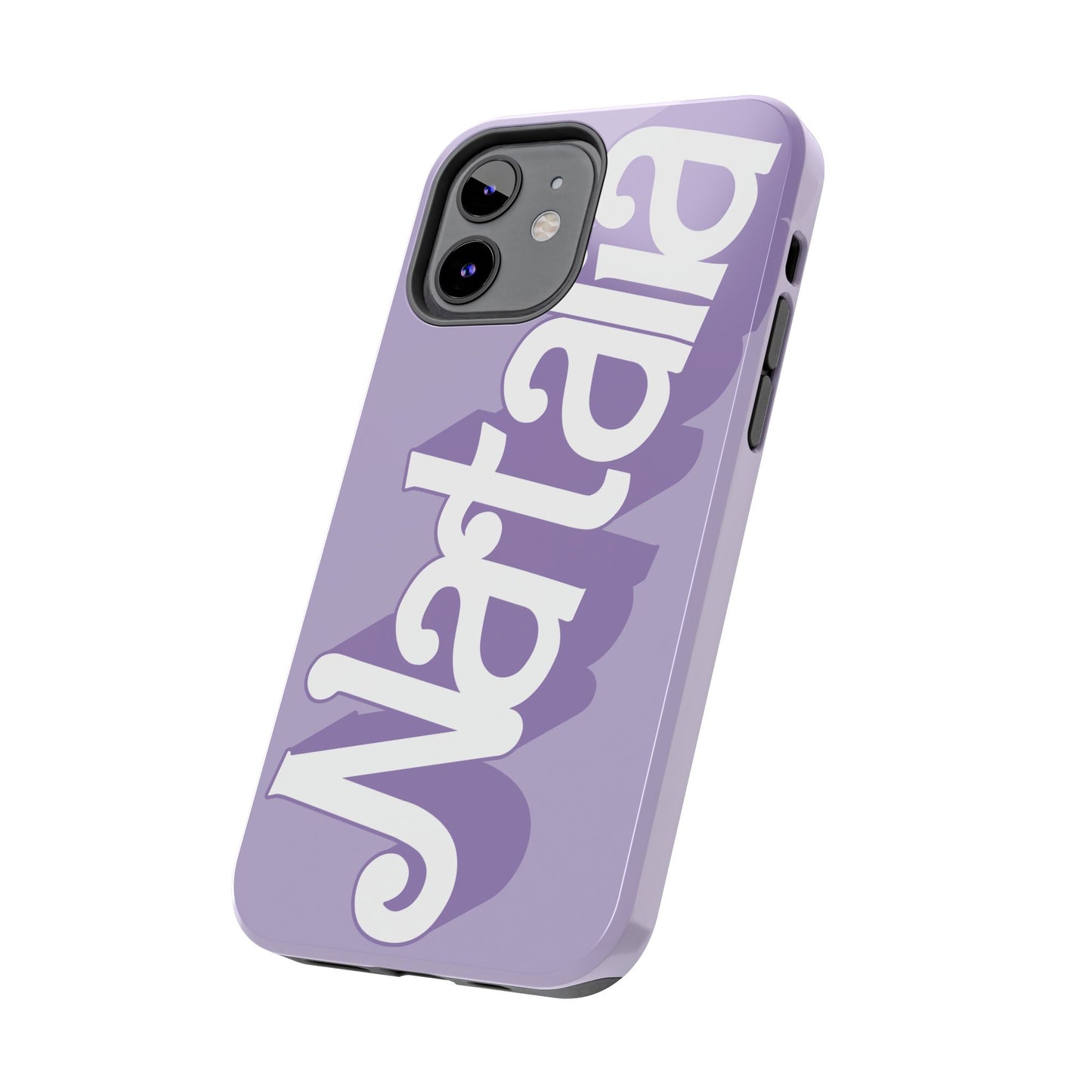 PURPLE TOUGH IPHONE Cases | Supports wireless charging (not for MagSafe) | Personalized Mother's Day Gift for Wife, Sister or Grandmother