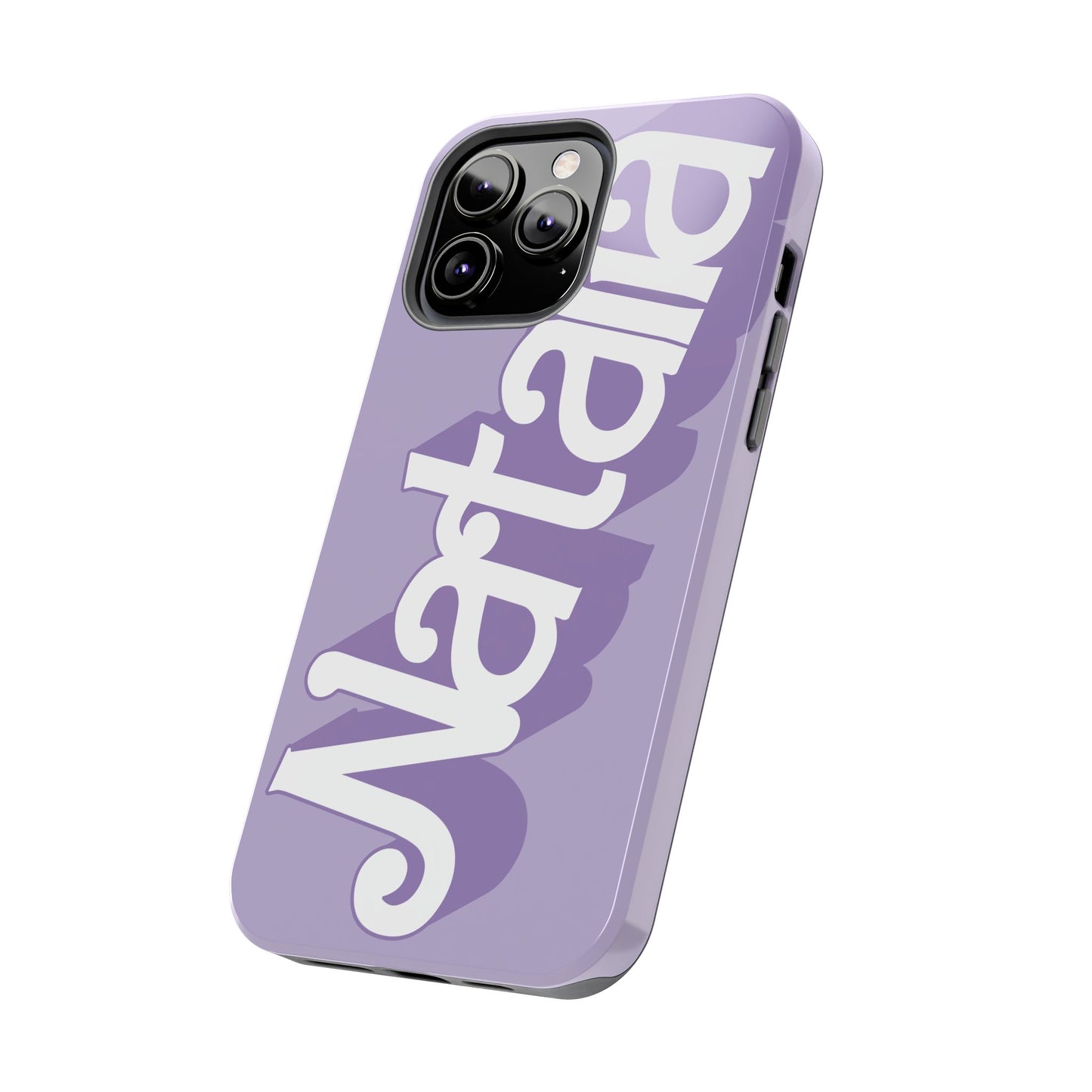 PURPLE TOUGH IPHONE Cases | Supports wireless charging (not for MagSafe) | Personalized Mother's Day Gift for Wife, Sister or Grandmother