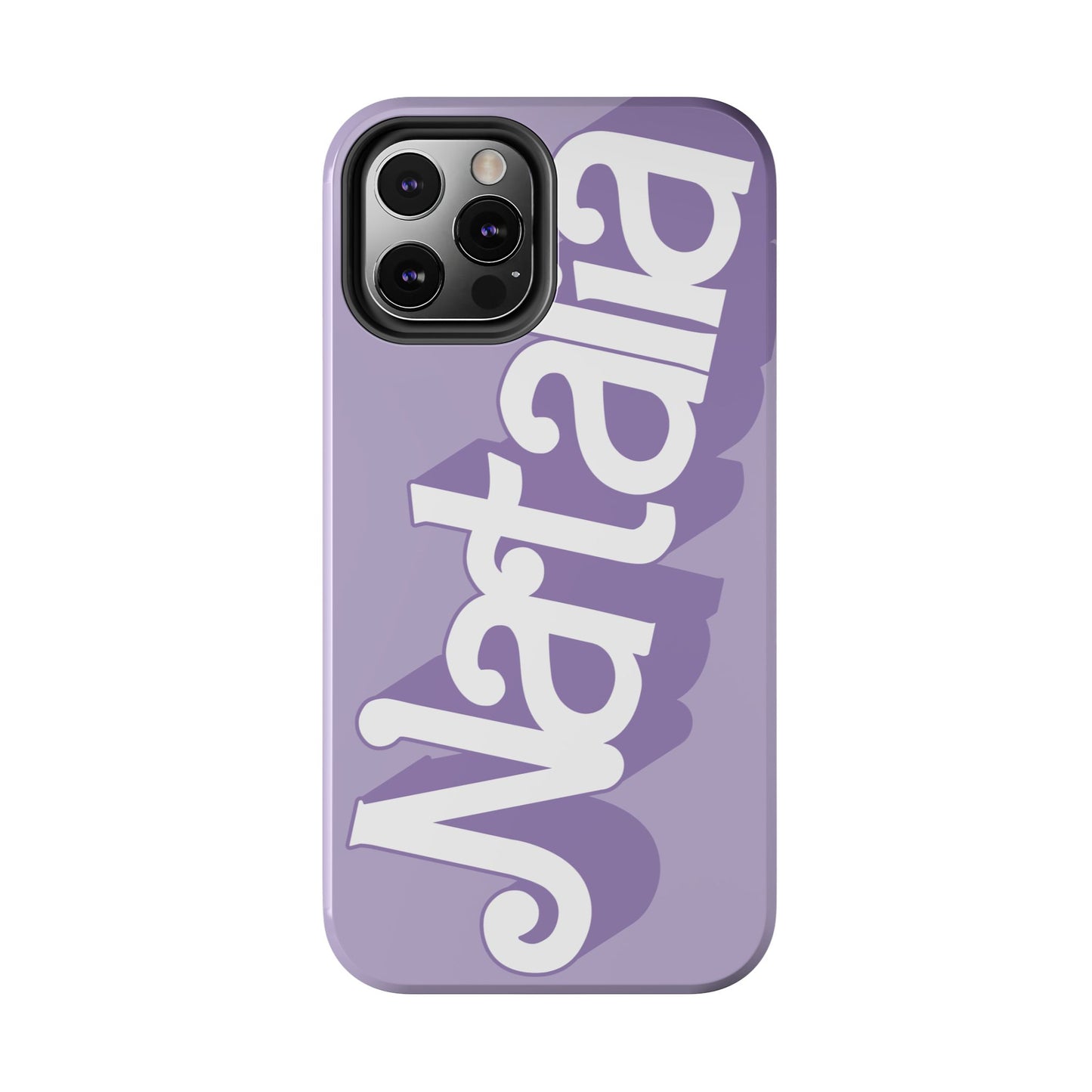 PURPLE TOUGH IPHONE Cases | Supports wireless charging (not for MagSafe) | Personalized Mother's Day Gift for Wife, Sister or Grandmother