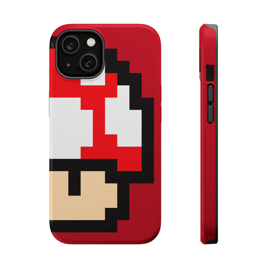MagSafe Tough Mario Red Case | iPhone 15, 14, 13 | Perfect Unique Valentine's Day Gift for Gamer