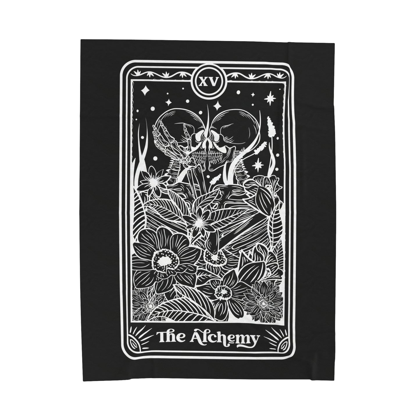 The ALCHEMY, Black Plush BLANKET Track 15 | 30x40", 50x60" and 60x80" | Swiftie Proud Member of the Torture Poets Department