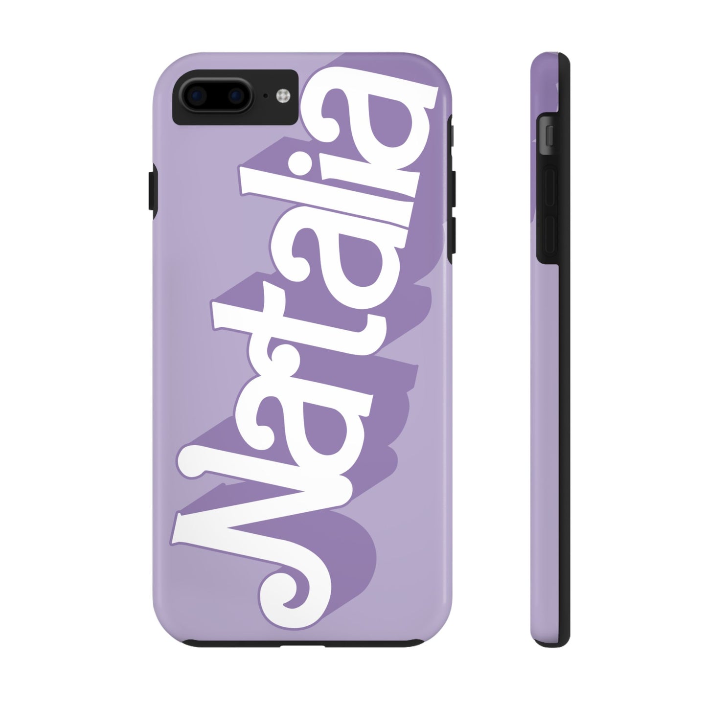 PURPLE TOUGH IPHONE Cases | Supports wireless charging (not for MagSafe) | Personalized Mother's Day Gift for Wife, Sister or Grandmother