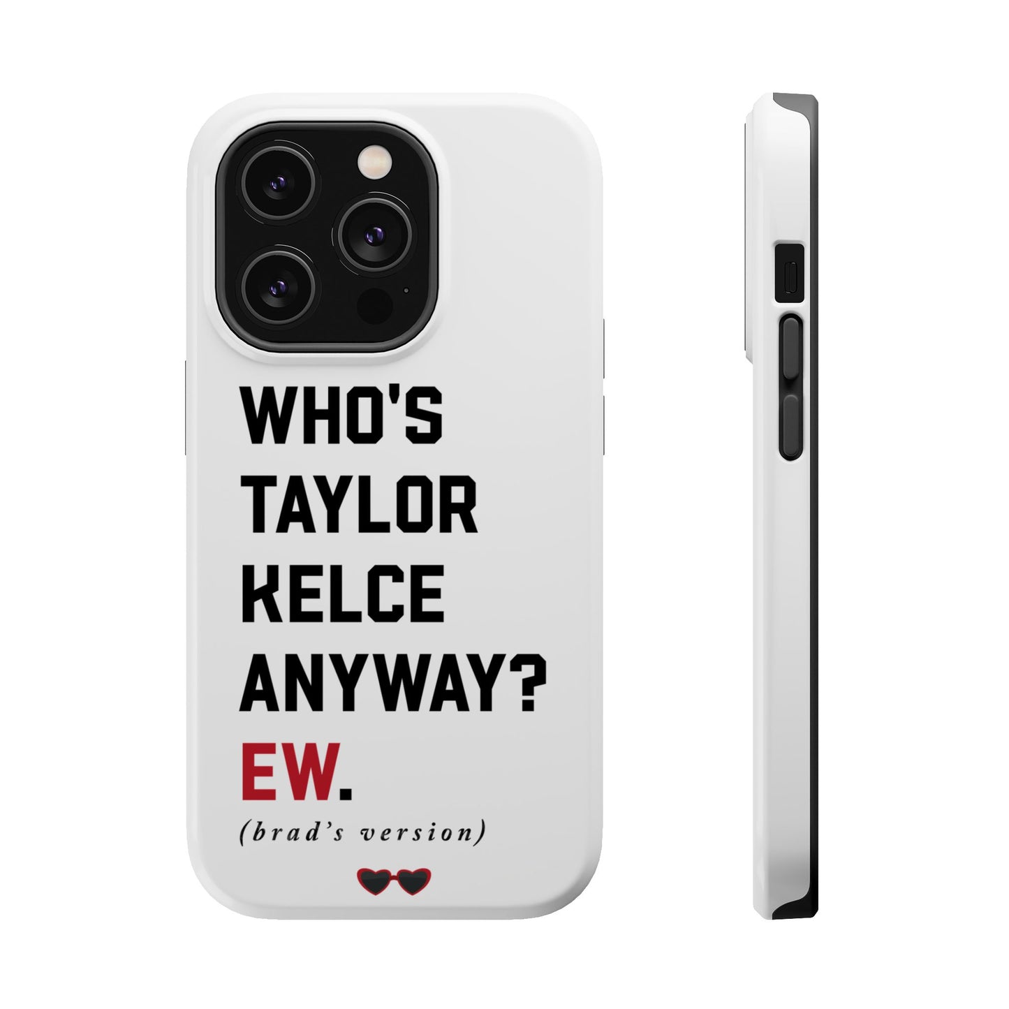 Custom Red Taylor's Version iPhone Tough Case MagSafe | A LOT GOING on at Moment | Personalized Phrase and Name iPhone 15, 14, 13