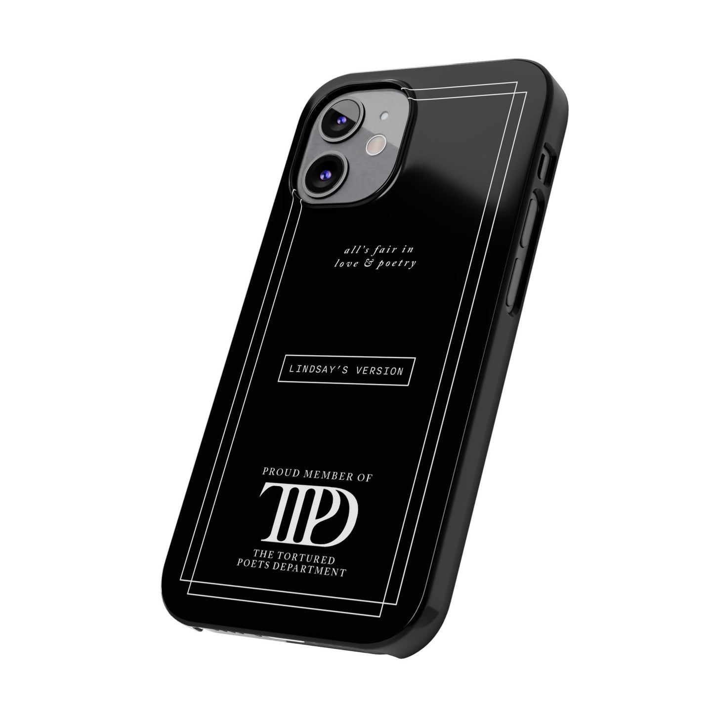 TTPD Custom Slim iPhone Cases | Personalized Name | iPhone Mini, Plus, Pro Max 15 to 7 | Perfect Present Swiftie Fan Gift Stocking Stuffer