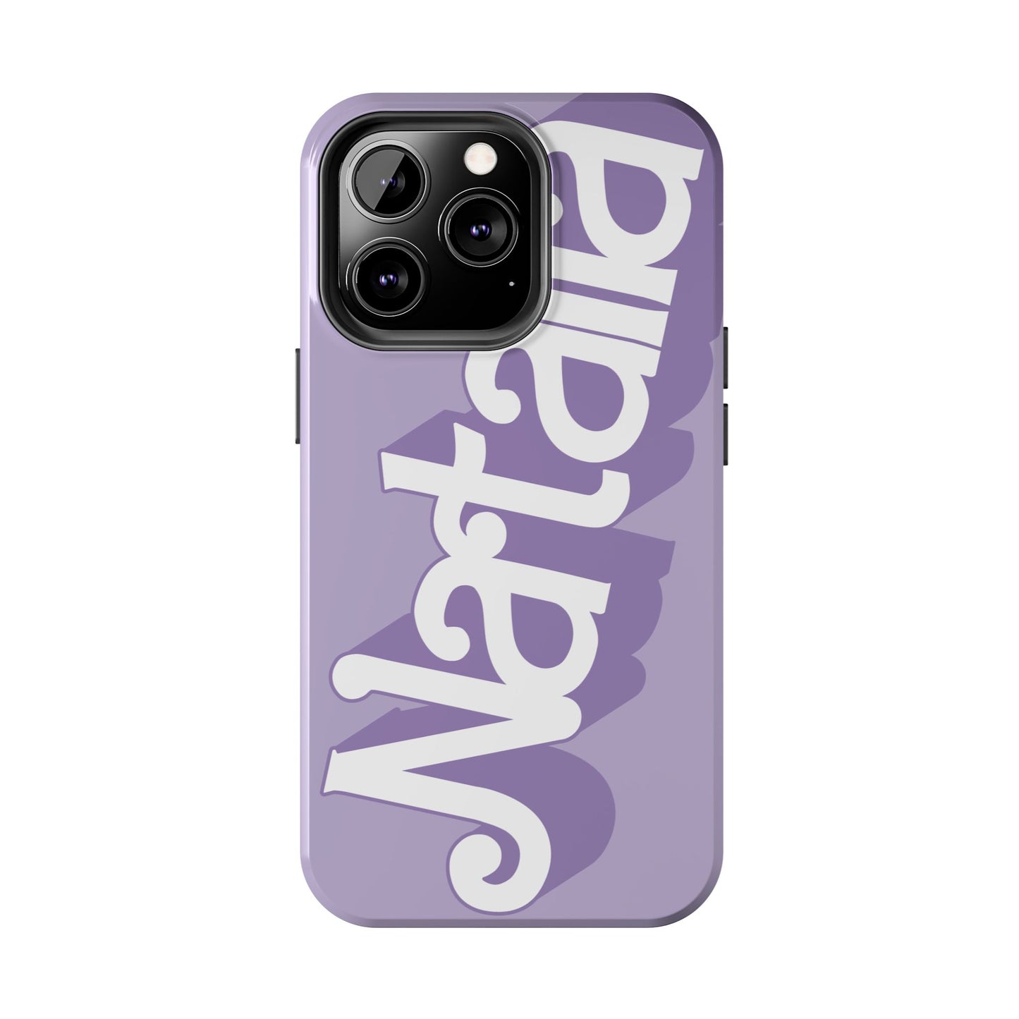 PURPLE TOUGH IPHONE Cases | Supports wireless charging (not for MagSafe) | Personalized Mother's Day Gift for Wife, Sister or Grandmother