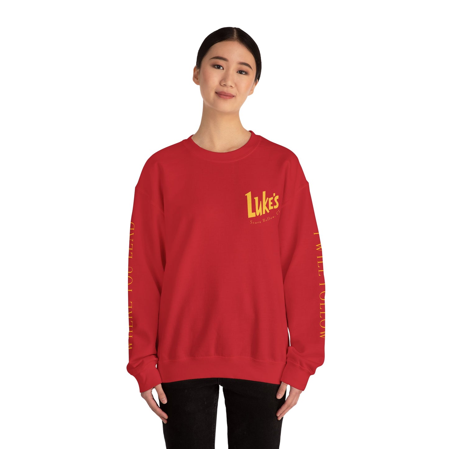 Luke's Diner in Stars Hollow from Gilmore Girls - Unisex Heavy Blend™ Crewneck Sweatshirt