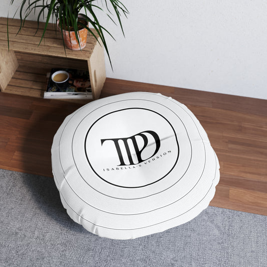 Personalized TTPD Tufted Floor Pillow, CUSTOM VERSION's Name | 30" x 30" & 26" x 26" | Swiftie Proud Member of the Torture Poets Department