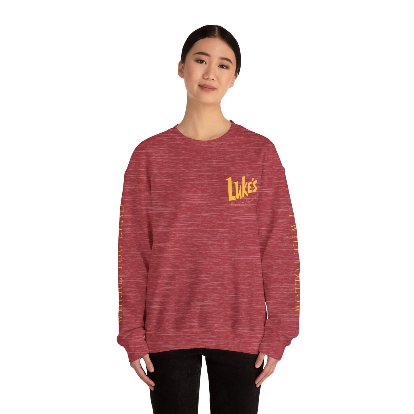 Luke's Diner in Stars Hollow from Gilmore Girls - Unisex Heavy Blend™ Crewneck Sweatshirt