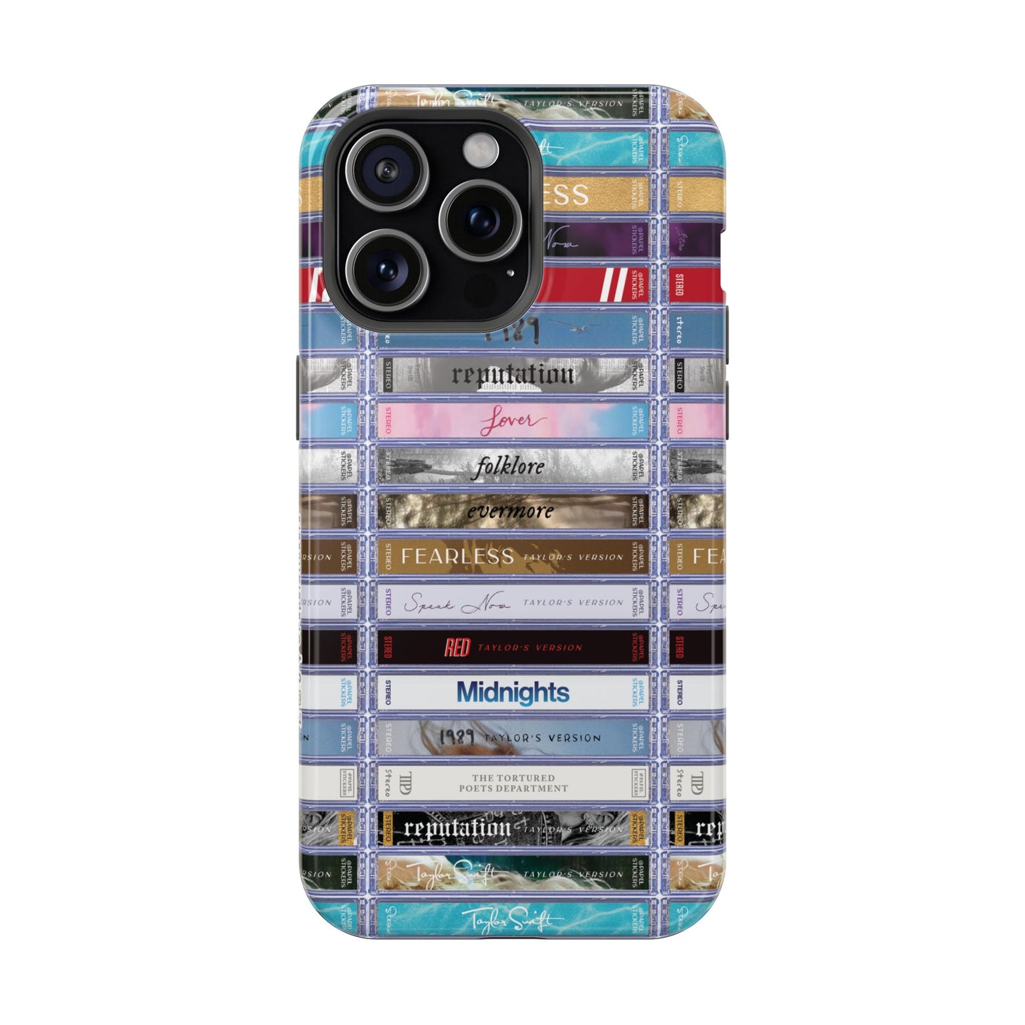 ERAS CASSETTES MagSafe Tough Cases | Includes Taylor's Version | iPhone Plus Pro Max 15, 14, 13 | Perfect Unique Present Swiftie Fan Gift