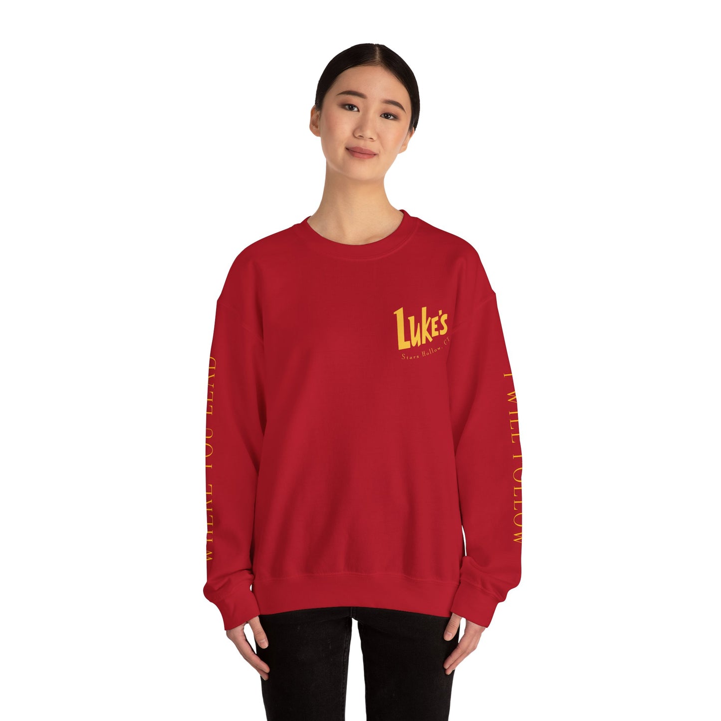 Luke's Diner in Stars Hollow from Gilmore Girls - Unisex Heavy Blend™ Crewneck Sweatshirt